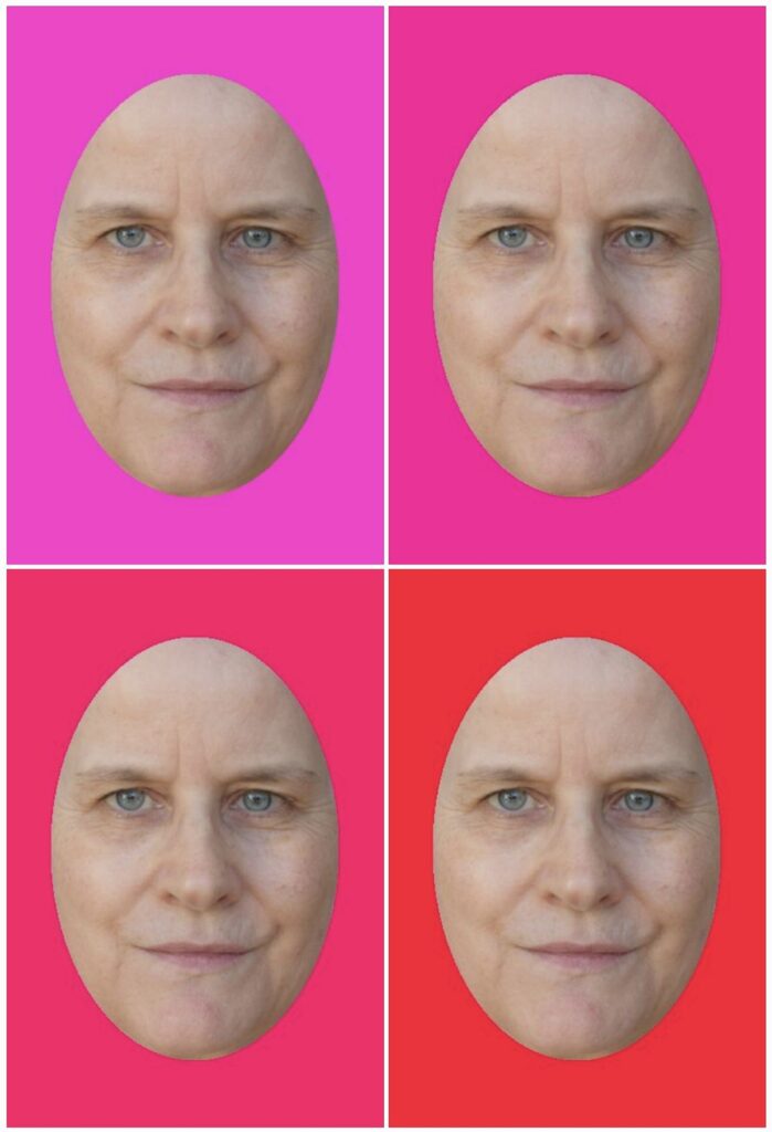Farbberatung online – digital - Pink-Rot-Nuancen kalt und warm